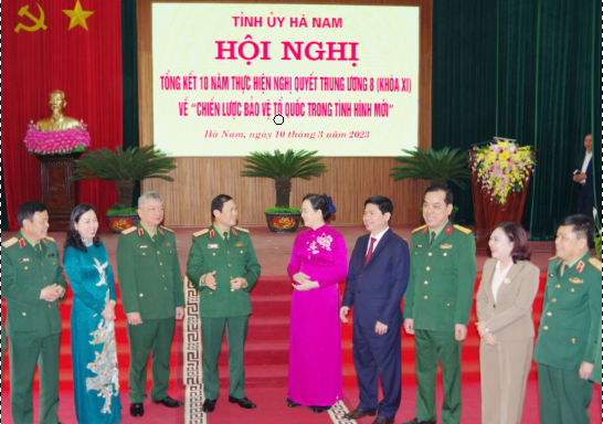 Tăng cường xây dựng tiềm lực chính trị, tinh thần trong khu vực phòng thủ tỉnh Hà Nam